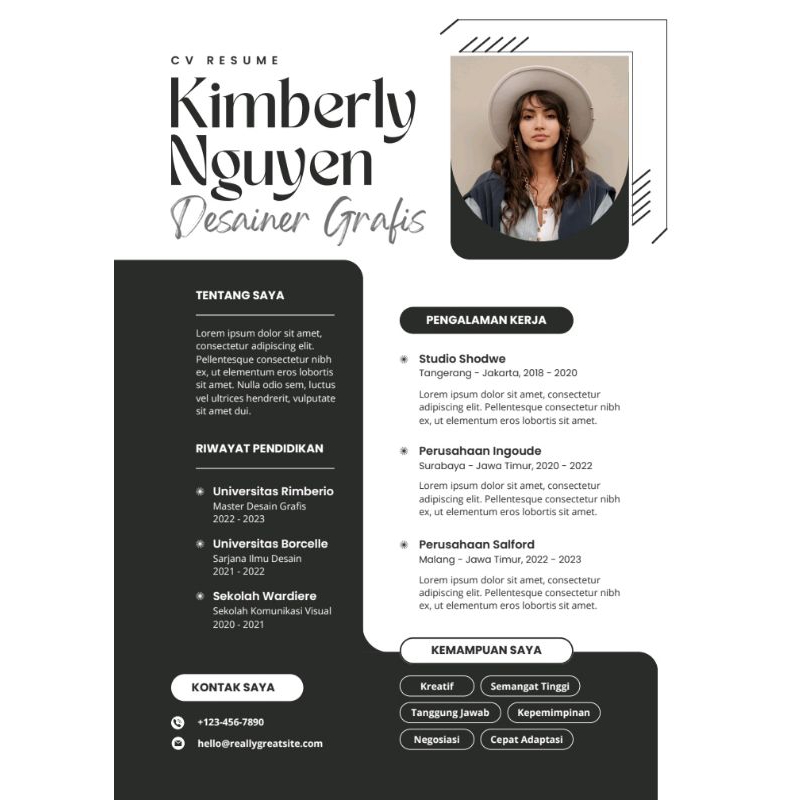 

NEW CV & SURAT LAMARAN KERJA TEMBUS HRD