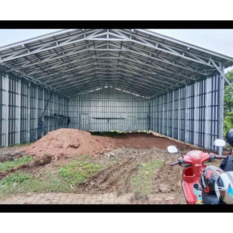 Baja Ringan (SNI) atap gudang/pabrik atap kandang ternak atap greenhouse hidroponik ✓
