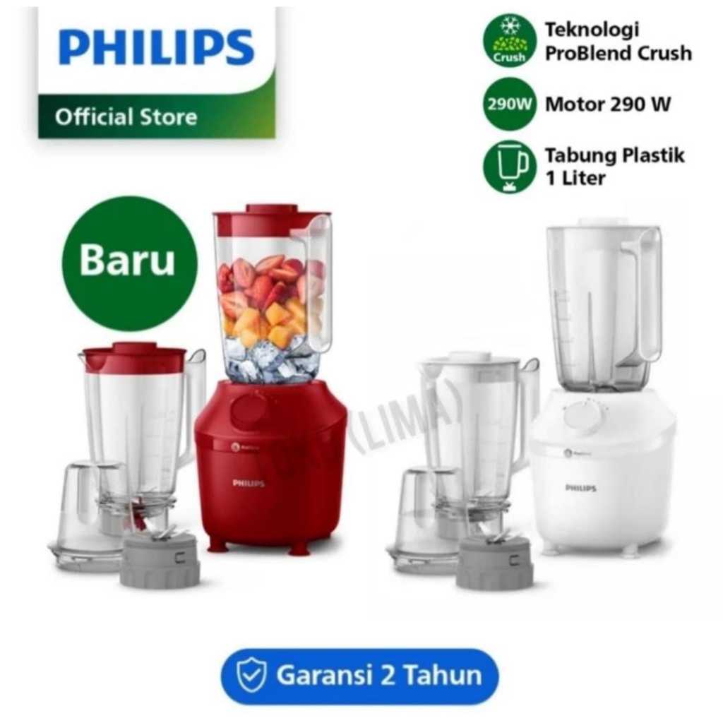 Philips Blender Kecil 2042 Plastik 1 liter 290watt