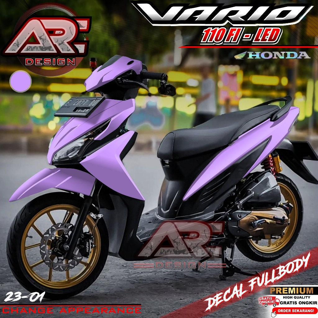 (COD) TERBARU Decal Sticker Honda Vario FI 110 LED Full body - Stiker Skotlet Modifikasi Variasi Str