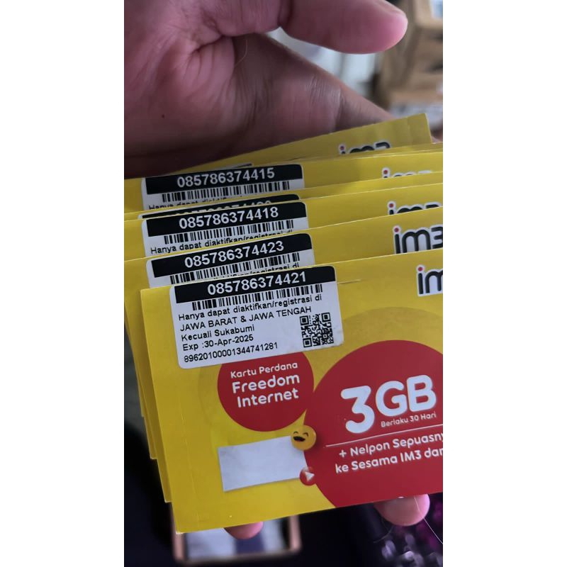 PERDANA INTERNET 3GB JABAR JATENG