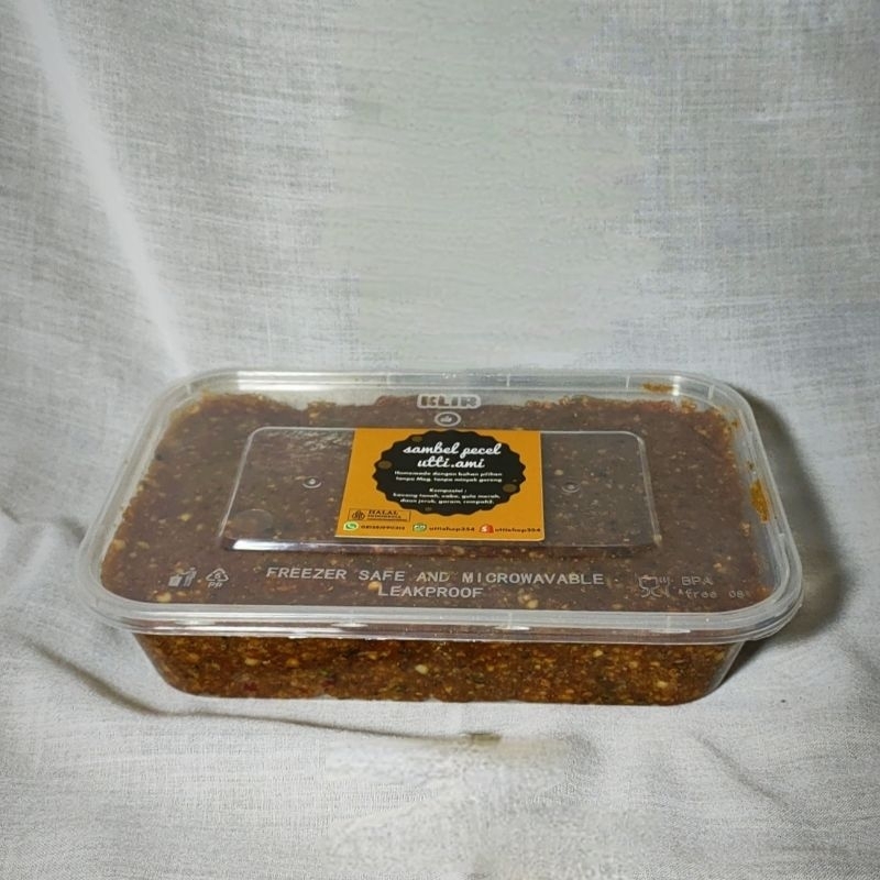 

GROSIR SAMBEL PECEL UTTI AMI 500GRAM KEMASAN THINWALL (SANGRAI TANPA MINYAK GORENG)
