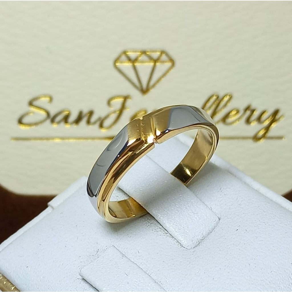 Cincin pria perak asli original 40pt