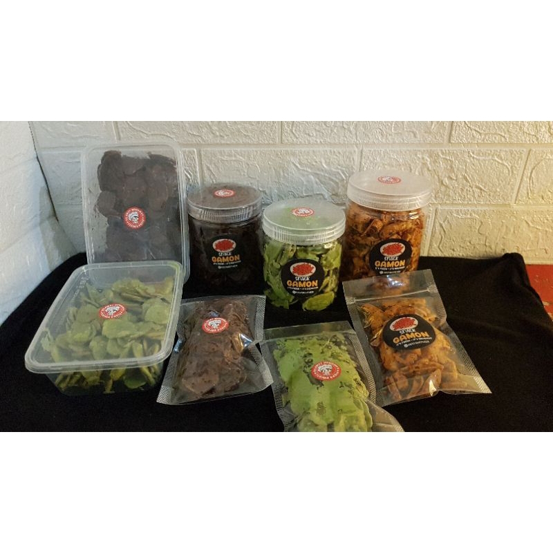 

Kripiki pisang lumer matcha