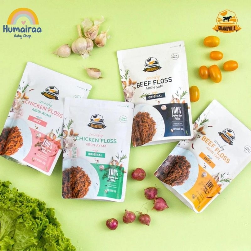 

Grandville Abon Sapi & Ayam 100gr Non MSG Enak & Gurih