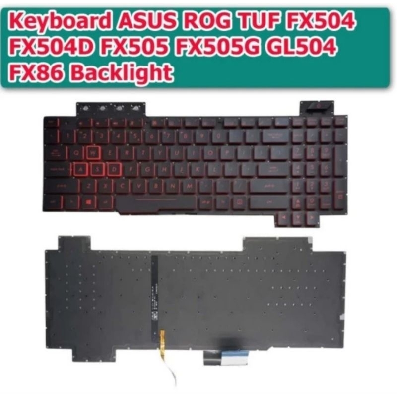 KEYBOARD ASUS TUF FX504 FX505 FX504GD FX505D Backlite