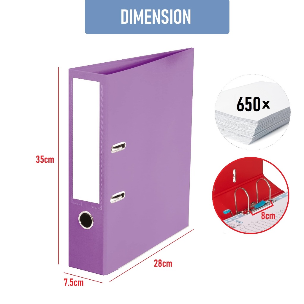 Odner Map Folio Pvc Colour / Odner Map F4 / File Pvc 401 Warna Combo / Map Ordner Folder F4