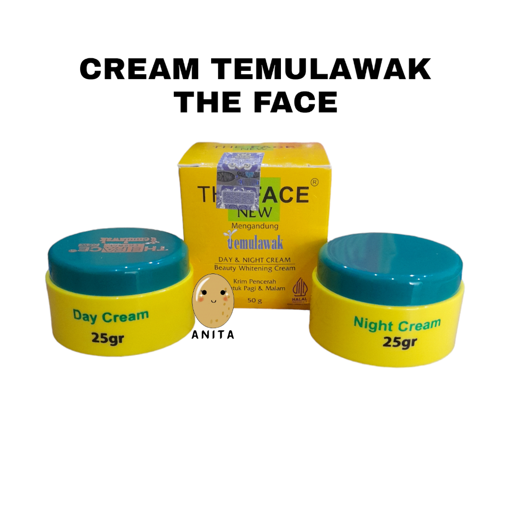 THE FACE CREAM TEMULAWAK SIANG MALAM / KRIM SUSUN TEMULAWAK THE FACE