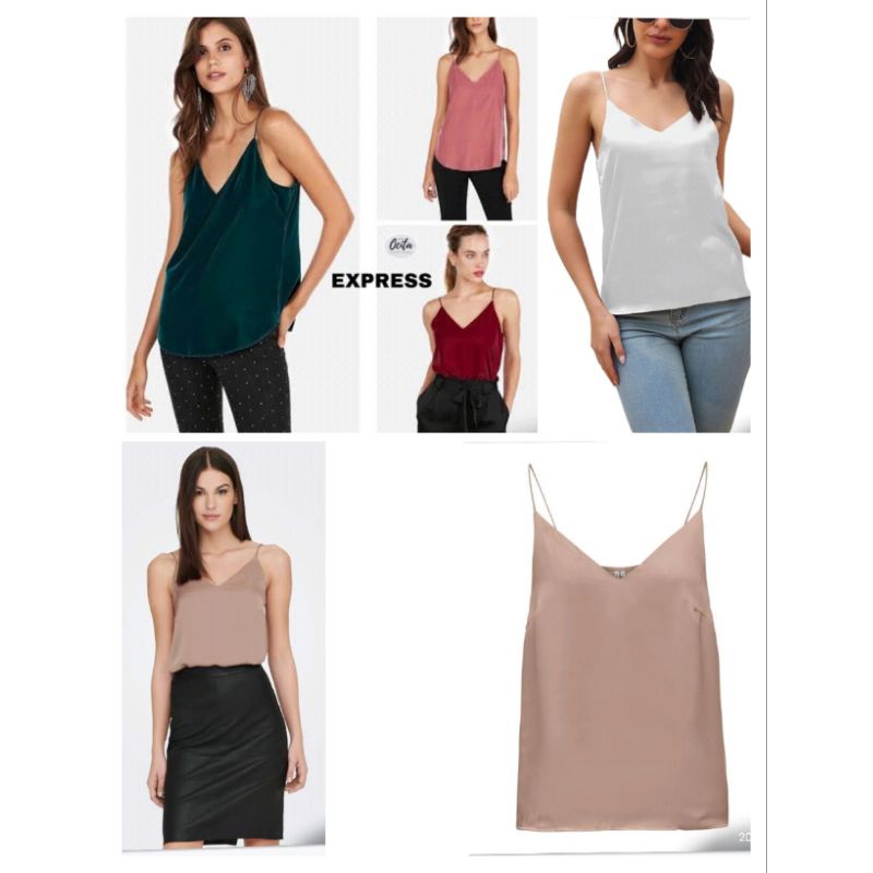 Tank Top V- Neck EXP Wanita