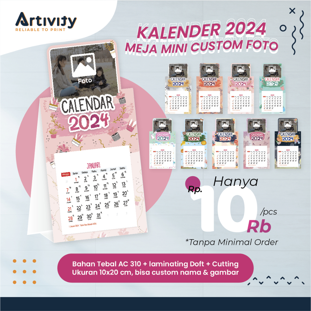 

KALENDER 2025 MEJA MINI CUSTOM FOTO TANPA MINIMAL ORDER VIRAL