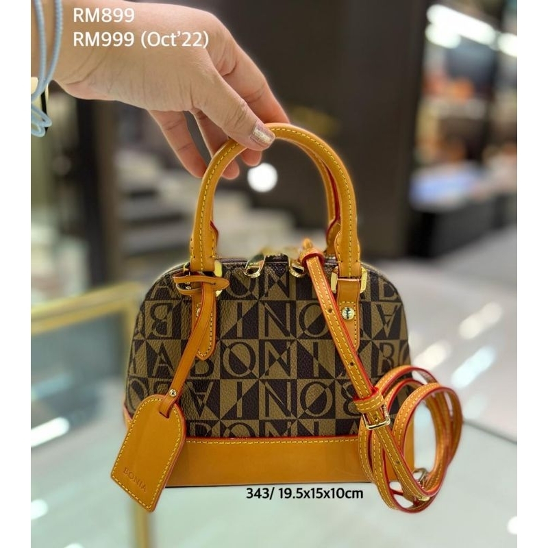 tas bonia original sling bag alma xs monogram