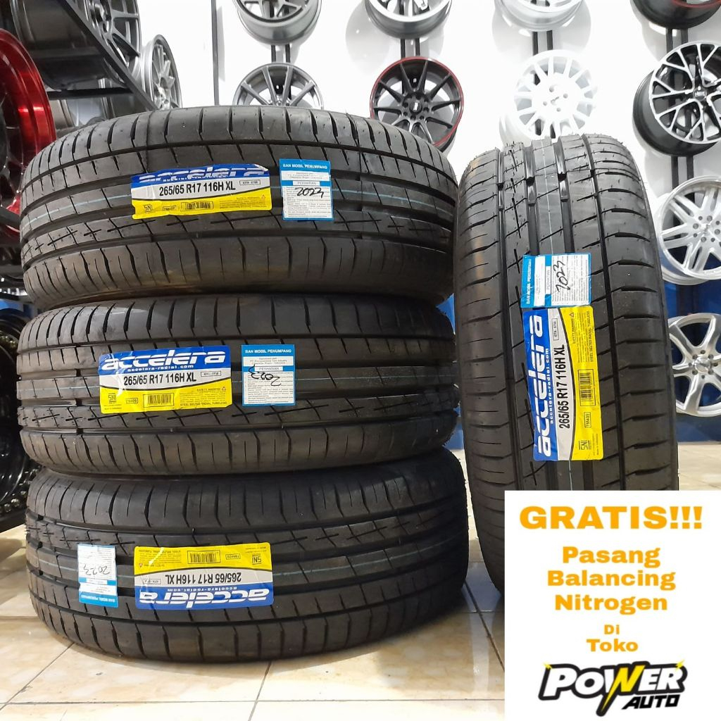 ban mobil pajero fortuner r17 ragi halus Ban standar ACCELERA 265 65 r17