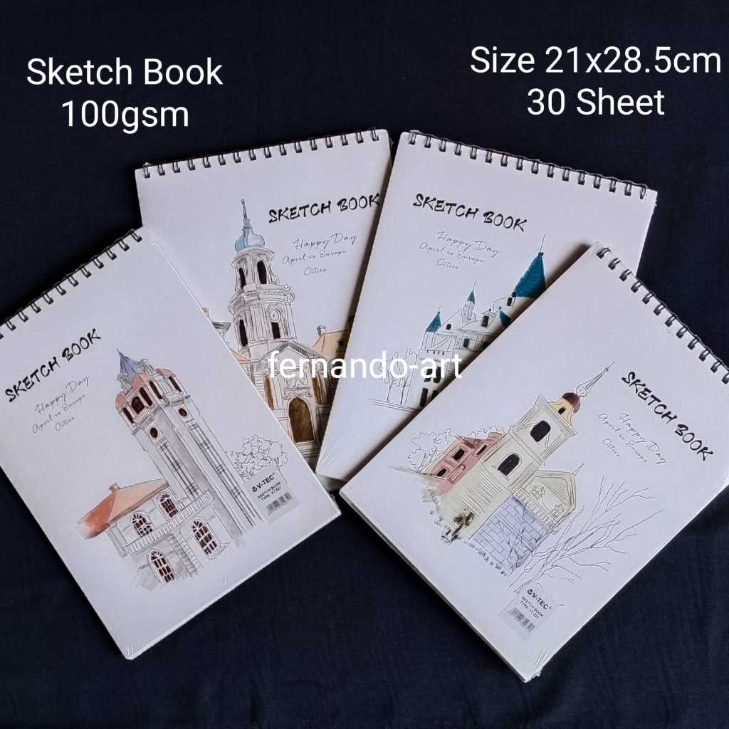 

Sketch Book 100gsm 30 sheet VT 827 / Buku Gambar Sketsa VT 827 100gsm 30 sheet