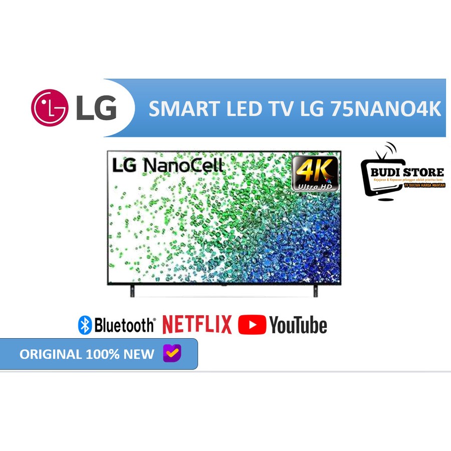 LED TV LG NANOCELL 75 - SMART TV LG 75NANO90 ORIGINAL NEW FREE BREKET