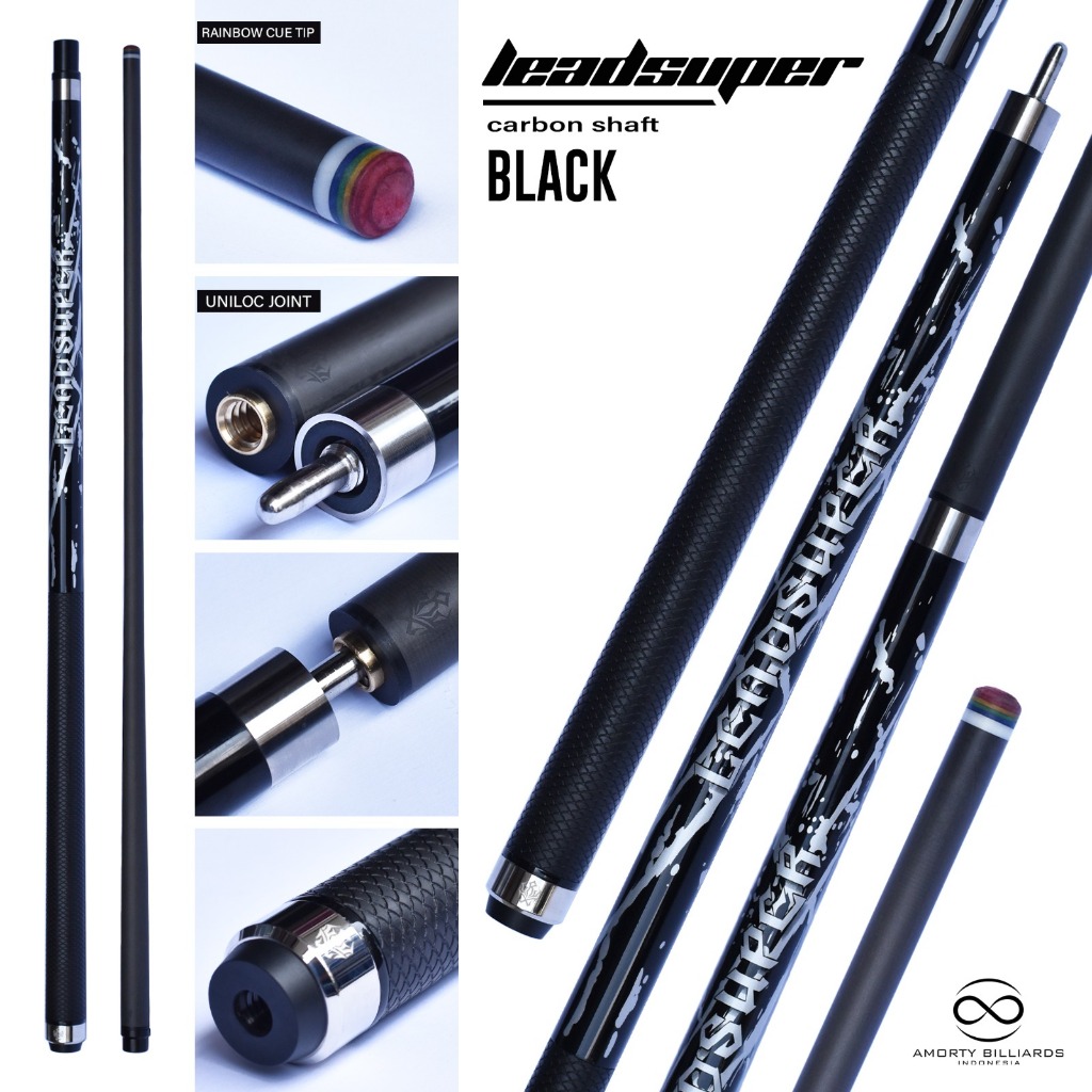 Lead Super Cue - Black / Stik Play Billiard