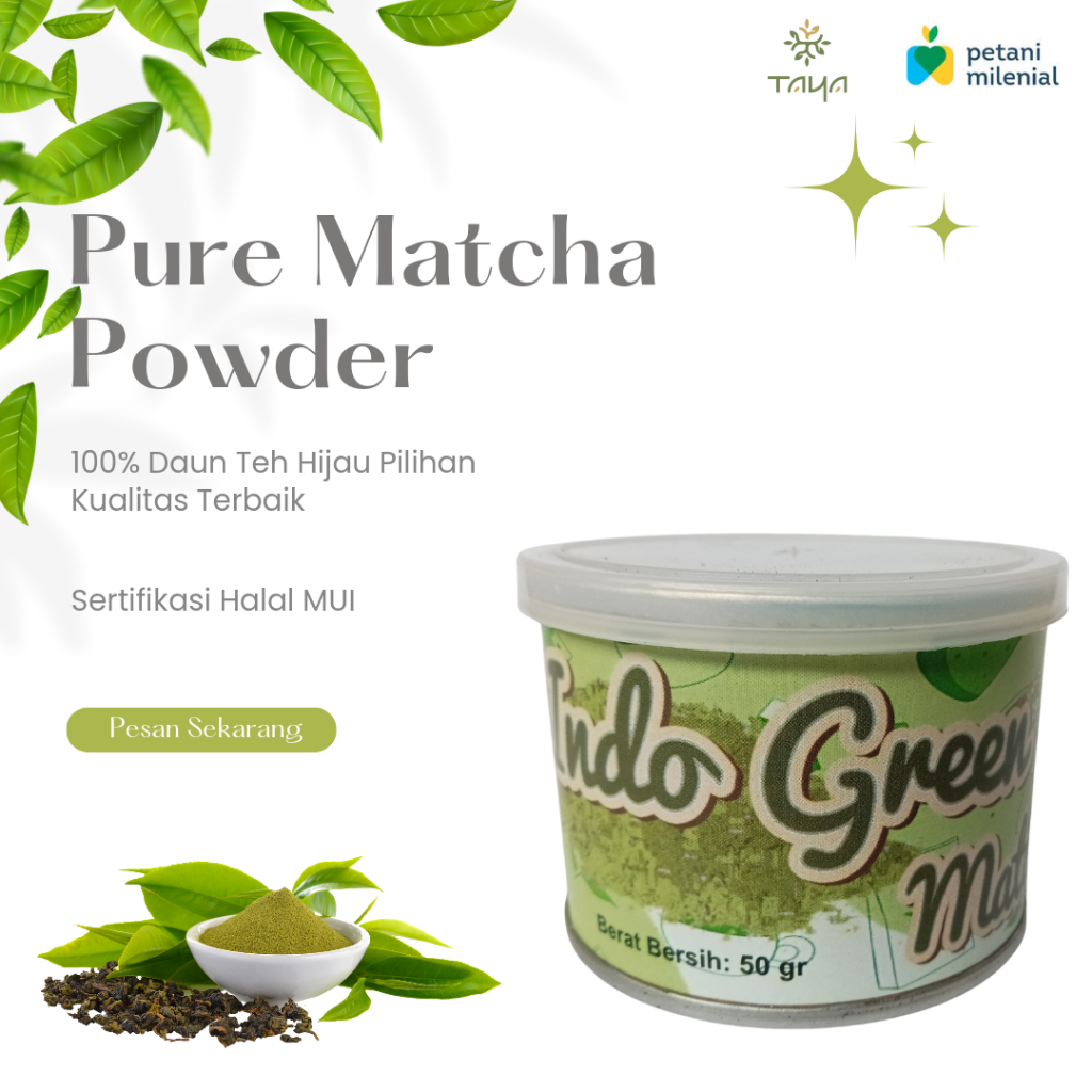 

Taya Tea - Pure Matcha Powder