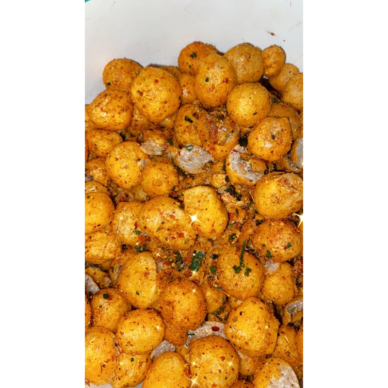 

Cimol kering (CimKer) daun jeruk pedas & Original