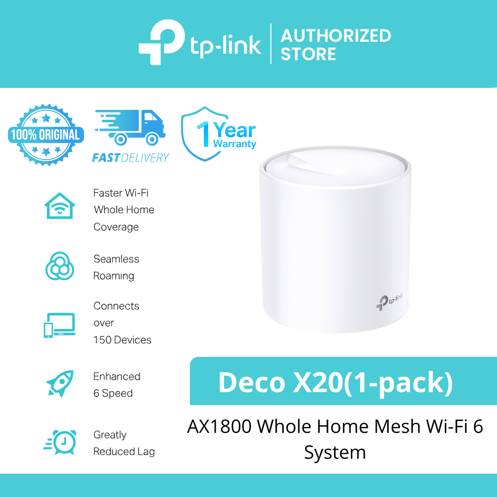 TP Link Deco X20-4G (1-pack) AX1800 4G router SIM card router WiFi Sharer 4G+Cat 6 modem wireless sh