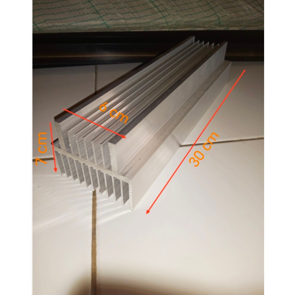 Heatsink HS 2u 30cm 6mm pendingin 2u 30 cm 6 mm