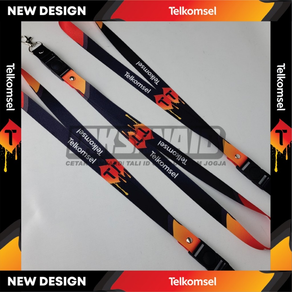 

LANYARD TALI ID CARD TELKOMSEL NEW DESIGN 2024