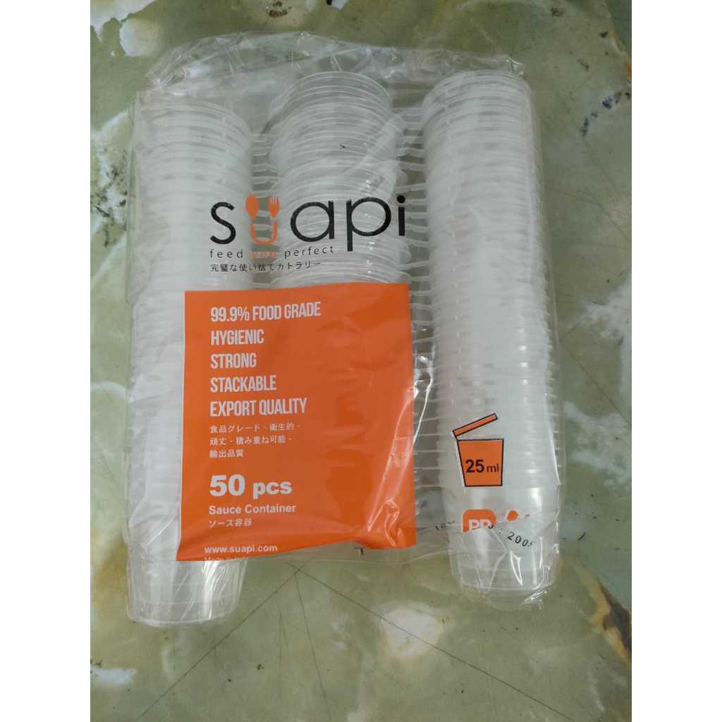 

Sauce Container 25 ml | Cup Sambal | Cup Saos | Tempat Sambal dan Saos