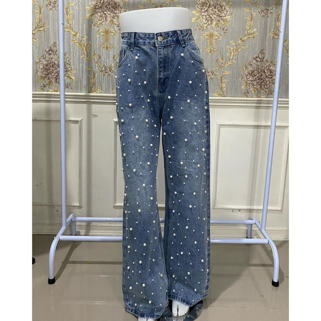 CELANA JEANS MUTIARA WANITA | BAJU BANGKOK PREMIUM
