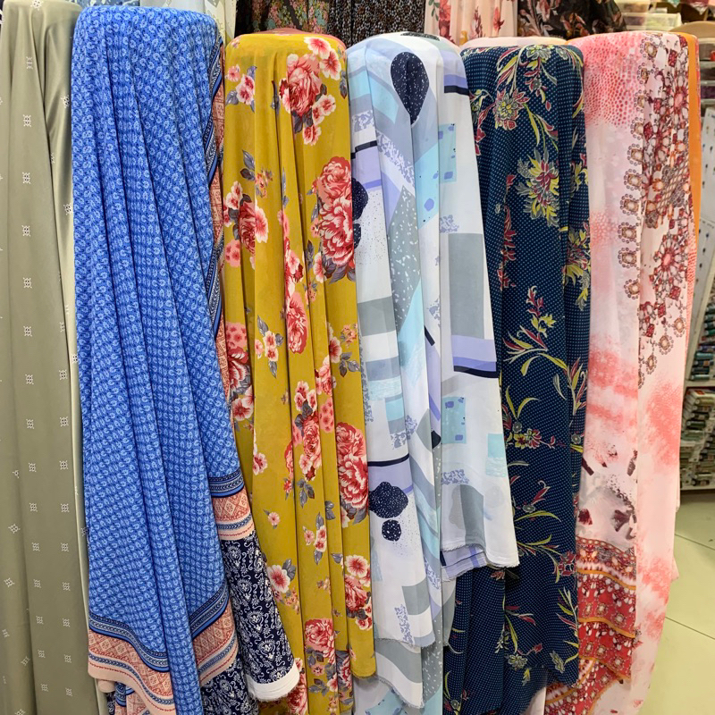 kain - kain ceruty motif - kain ceruty babydoll - kain zara crepe - kain ceruty zara - kain zara cre