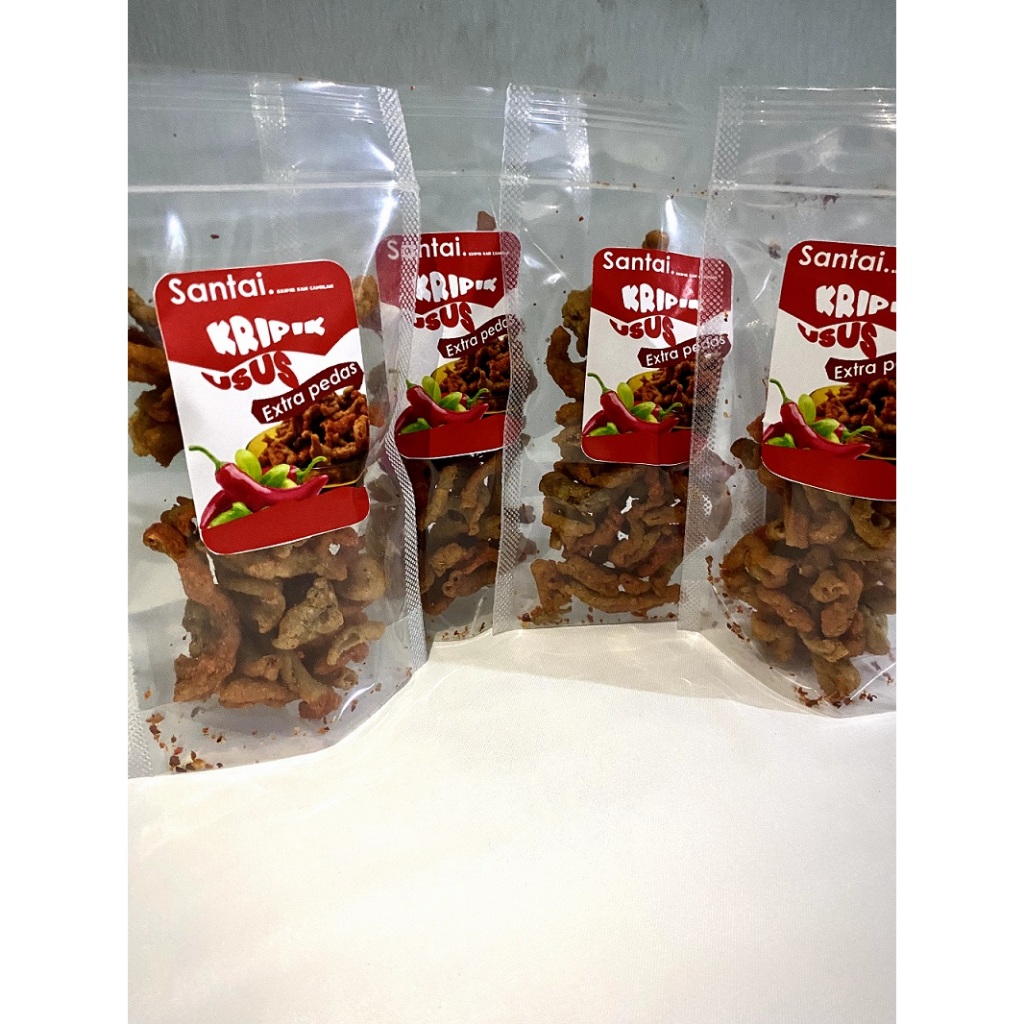 

Kripik usus ayam extra pedas renyah super gurih 75gr
