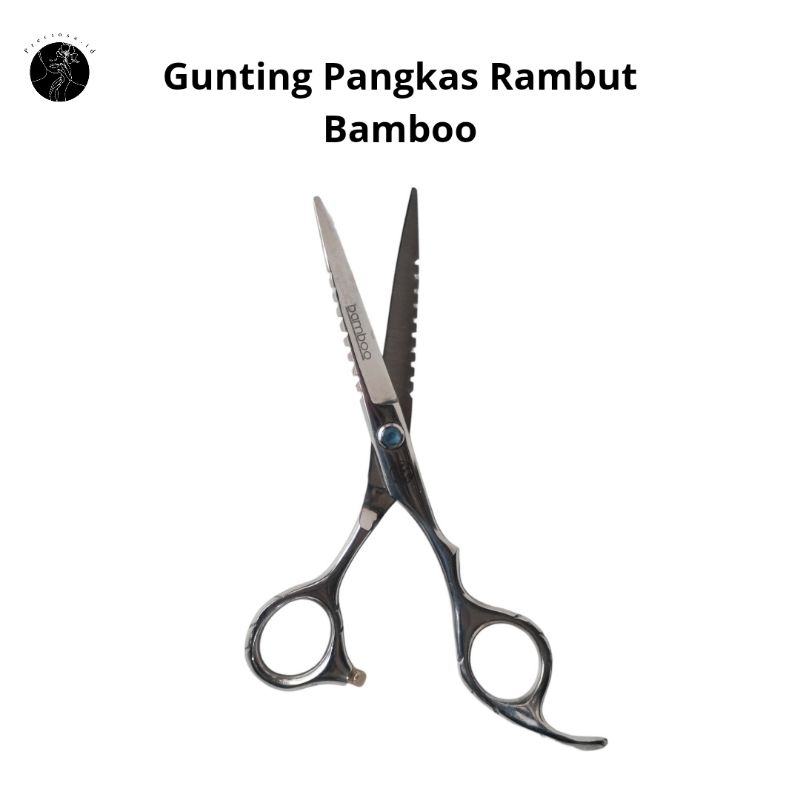 BAMBOO Gunting Rambut Stainless Steel // Gunting Potong Rambut // Gunting Pangkas Rambut