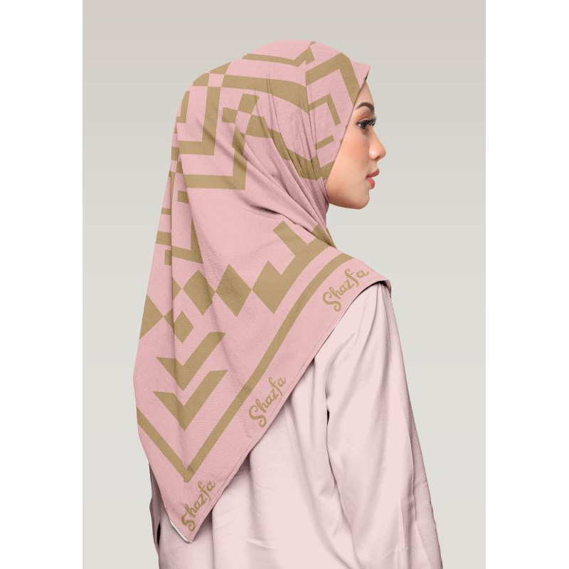 Svarga Etnik Hijab Segiempat