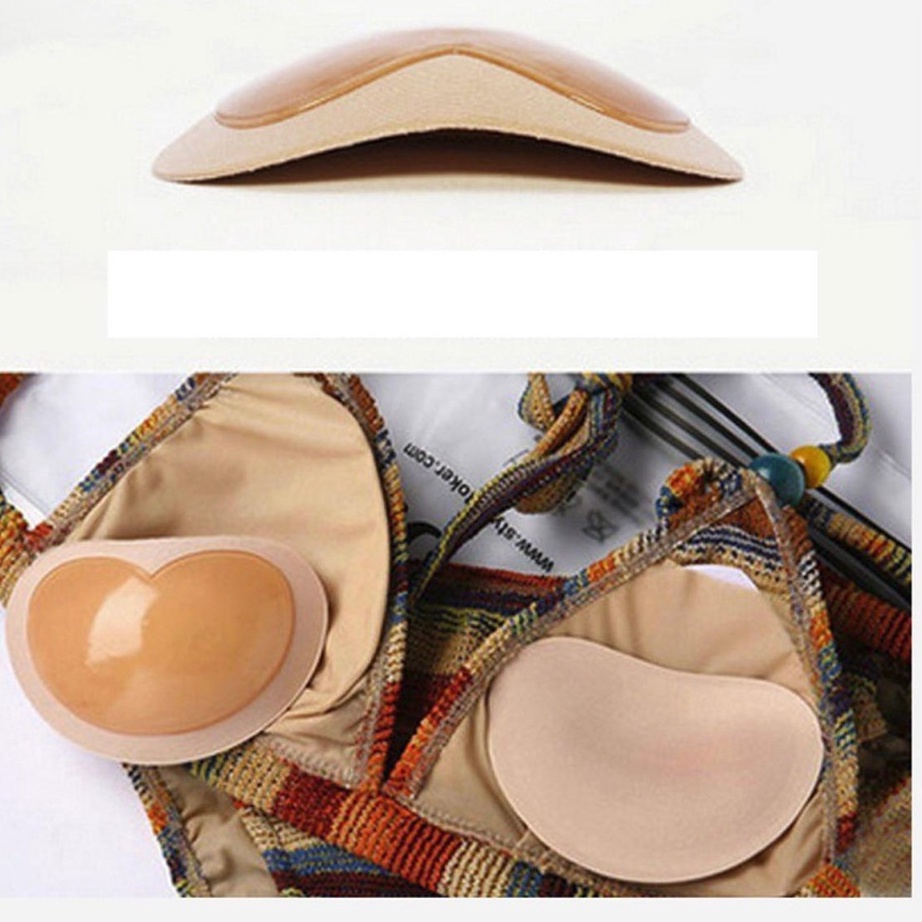 New Silicon Bra Pad Busa Sponge Penambah Bra BH Insert Gel Pad Push Up Bra