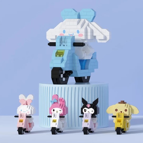 Mainan Lego Susun Balok Disney Bricks LinaBell Spongebob Kuromi Block