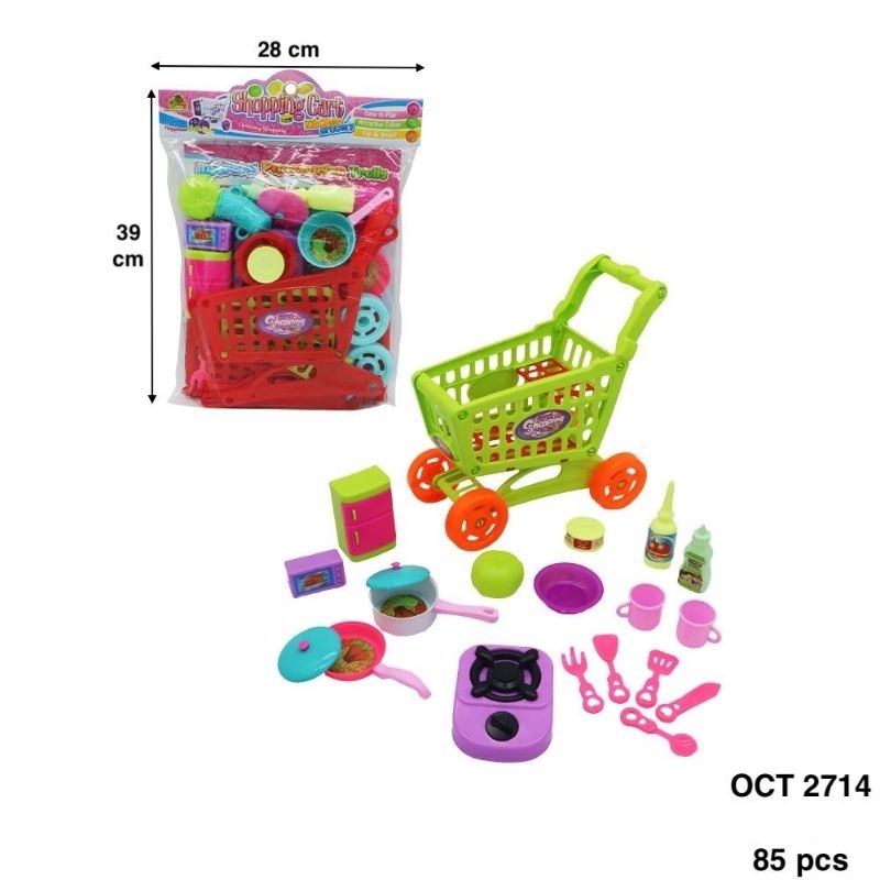 MAINAN TROLI DAN PERLENGKAPAN DAPUR MAINAN ANAK