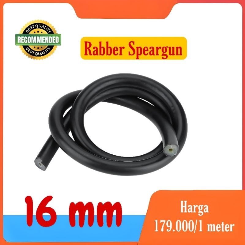 Tali Karet Rubber Speargun 16mm Spearfishing Selam Panah Ikan 1 Meter