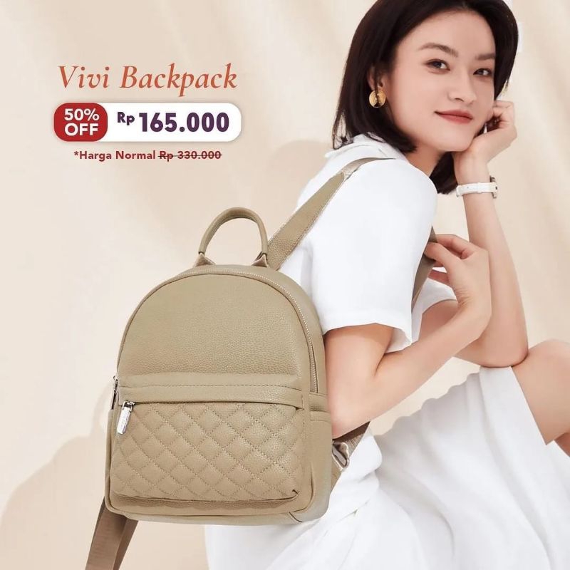 VIVI BACKPACK by JIMS HONEY Ransel Backpack Tas Punggung Vivi Jims Honey