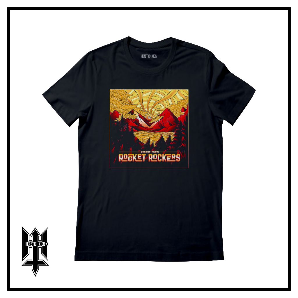 Kaos Anak Distro Baju Band Rocket Rockers Umur 2 12 Tahun Unisex