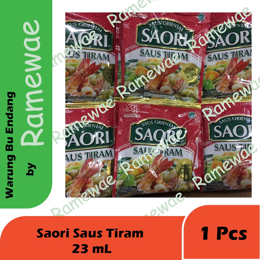 

Saori Saus Sachet Saus Tiram / Saus Teriyaki / Saus Lada Hitam Sachet 23 mL