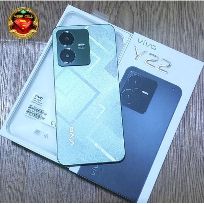 VIVO Y22 4/128 SECOND BERGARANSI