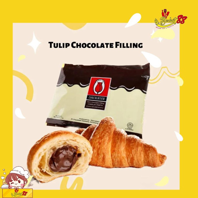 

Tulip Filling Isian Roti / Selai Coklat REPACK (250 GR & 500 GR)