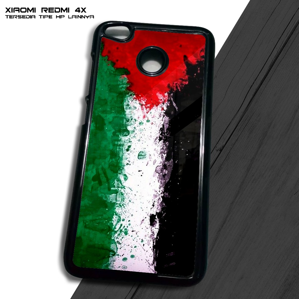 Case Xiaomi Redmi 4X - Casing Redmi 4X - ( SAVE PALESTINE ) - Case 2D Glossy - Case Hp - Casing Hp -