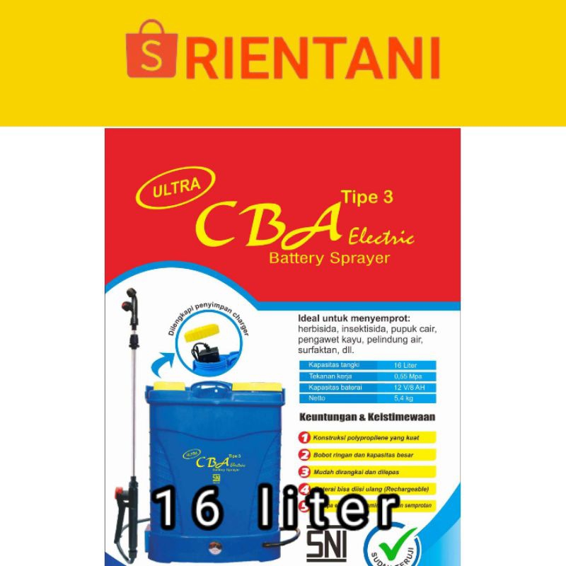sprayer elektrik CBA 16 liter