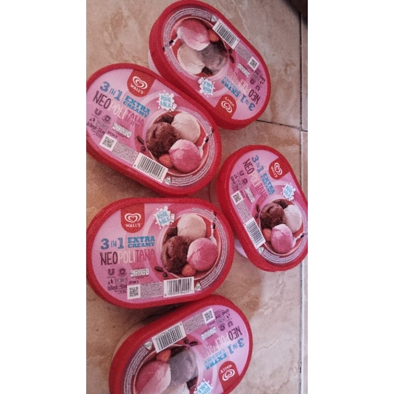 ICE CREAM WALLS 3in1 NEOPOLITANA 350ML