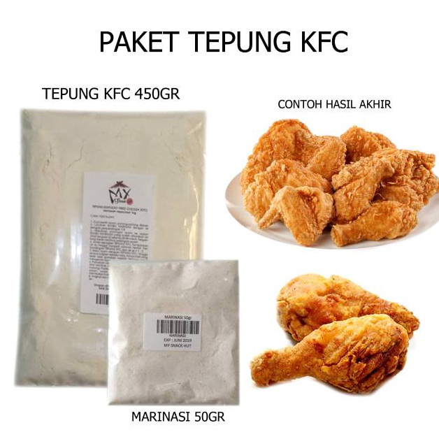 

Miliki Sekarang PAKET TEPUNG KFC 5GR KENTUCKY FLOUR MIX BUMBU AYAM GEPREK TEPUNG KRISPI KRISPY HALAL 8X