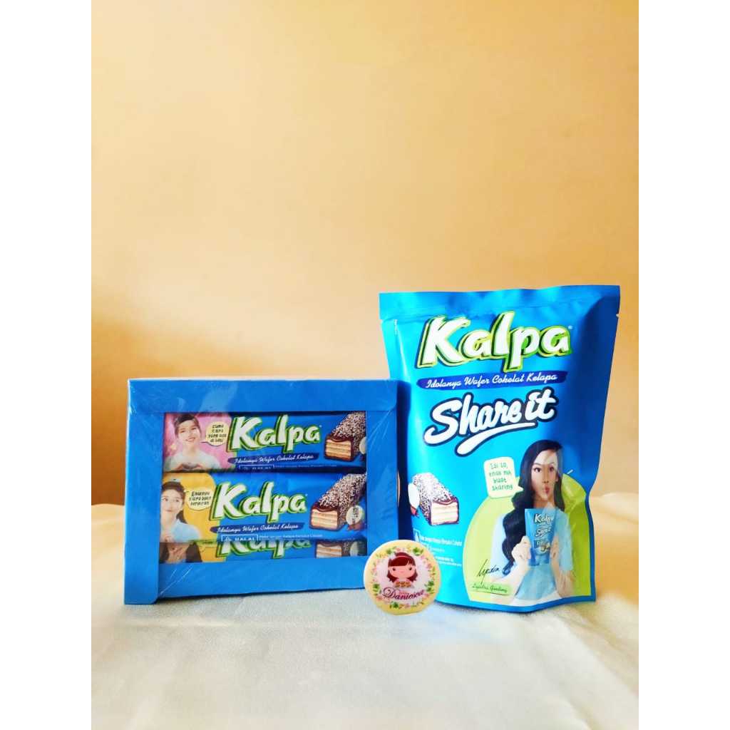 

.kalpa wafer coklat kelapa 22 gr sekotak kalpa share it 9 gr sepouch ( ds bgr )