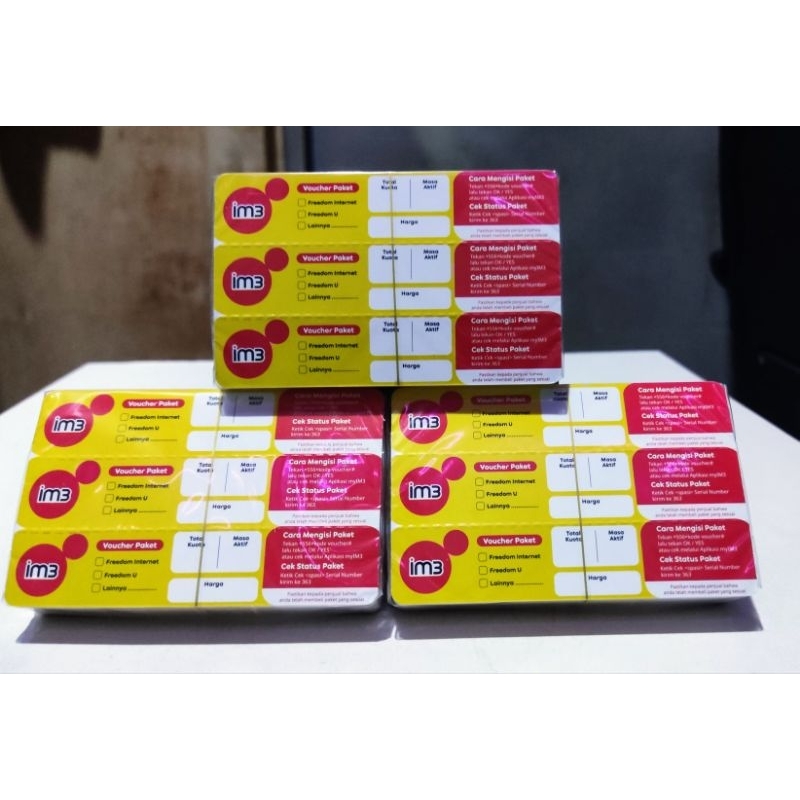 Voucher Kosong Indosat 150sn Khusus Sulawesi Maluku Papua