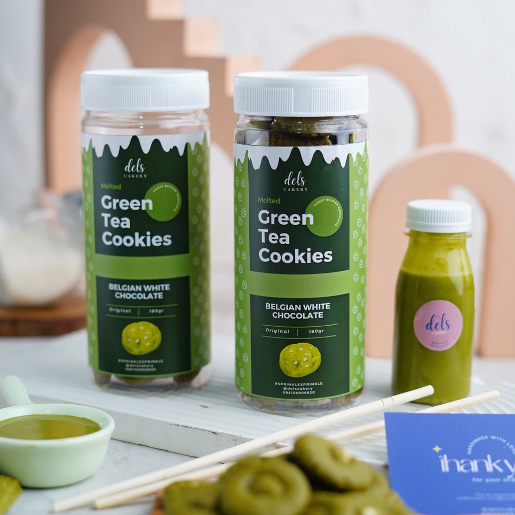 

Miliki Sekarang MELTED COOKIES GREEN TEA COOKIES WITH MELTED BELGIAN WHITE CHOCOLATE 62