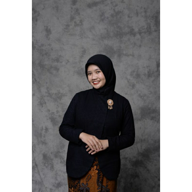 KEBAYA JANGGAN HITAM / KEBAYA JENGYAH GADIS KRETEK FREE BROS.