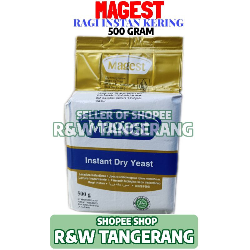 

Magest Instant Dry Yeast 500 Gr Sugar Tolerant