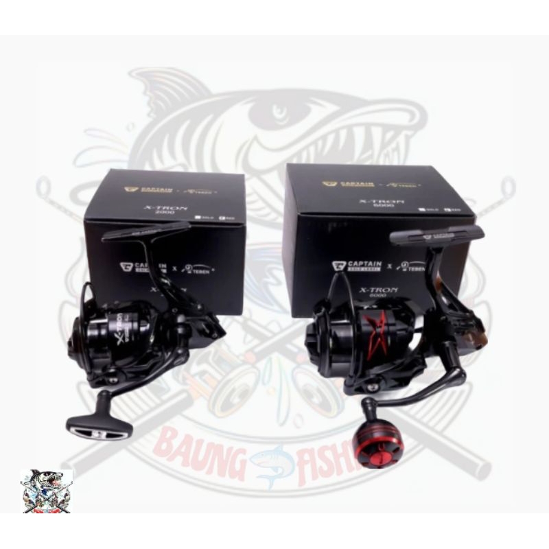 reel captain xtron 2000 3000 6000 power handle reel pancing spinning captain