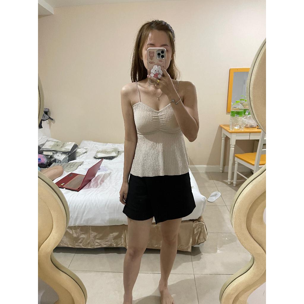 Baju Atasan Wanita Import BKK Warna Cream - Bahan Import Premium